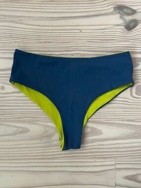 Solid & Striped Mid-Rise Reversible Bikini Bottoms